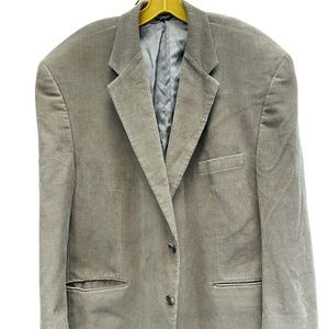 Lauren Ralph Lauren CORDUROY 48R Tan Camel 100% Cotton Blazer Sport Coat Jacket